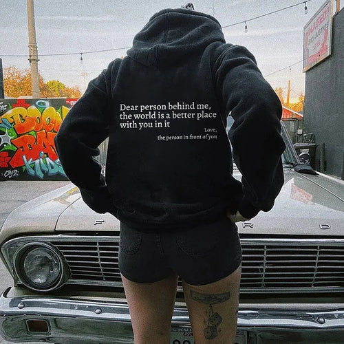 Luxaira - "Dear Person Behind Me" Hoodie