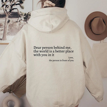 Luxaira - "Dear Person Behind Me" Hoodie